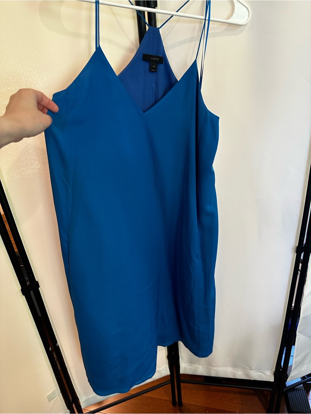 Jcrew Blue V-Neck Slip Dress Top